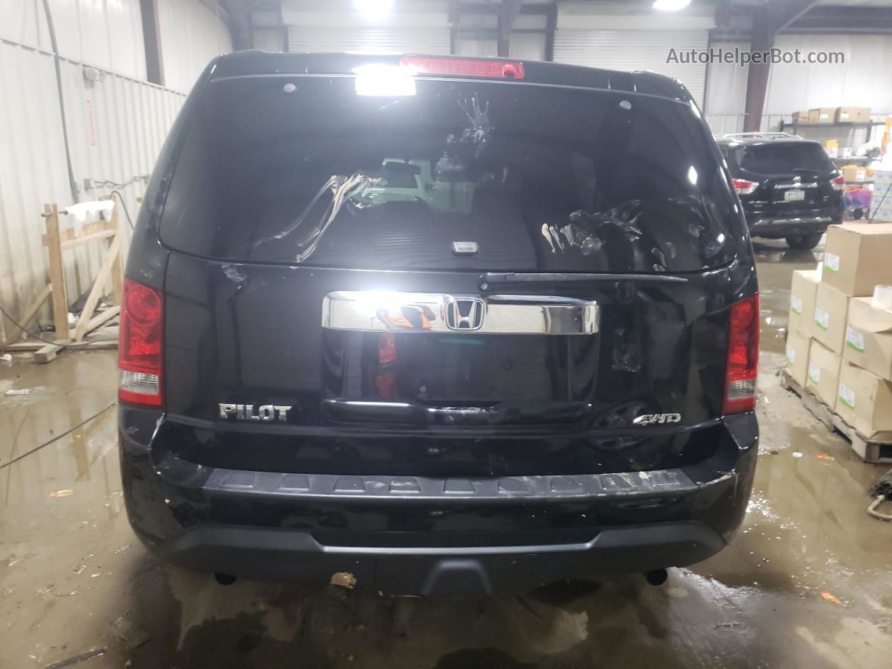 2013 Honda Pilot Lx Black vin: 5FNYF4H22DB084103