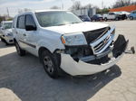 2015 Honda Pilot Lx White vin: 5FNYF4H24FB045774