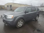 2013 Honda Pilot Lx Gray vin: 5FNYF4H25DB073855