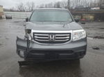 2013 Honda Pilot Lx Gray vin: 5FNYF4H25DB073855