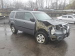 2013 Honda Pilot Lx Gray vin: 5FNYF4H25DB073855