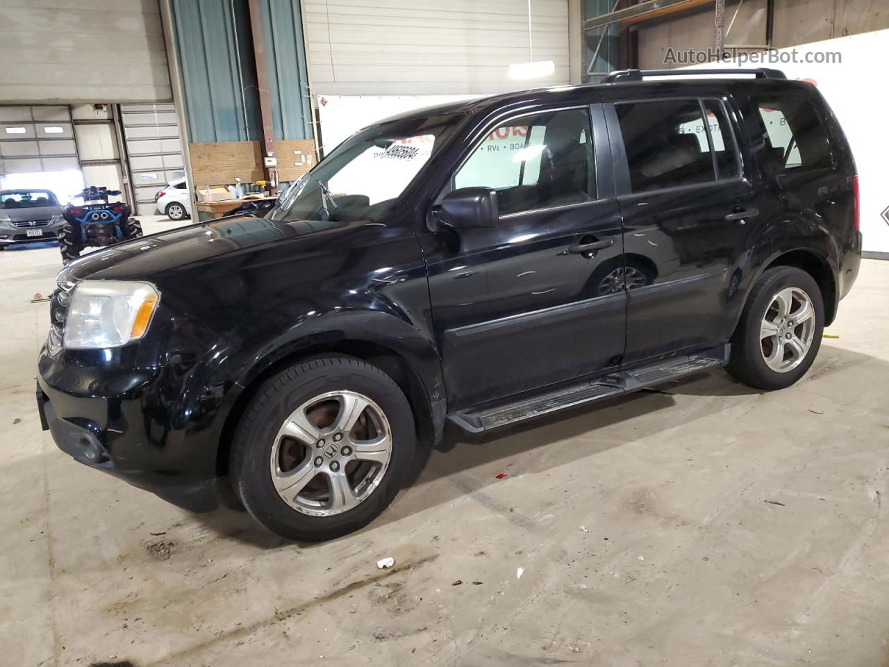 2013 Honda Pilot Lx Black vin: 5FNYF4H26DB027693