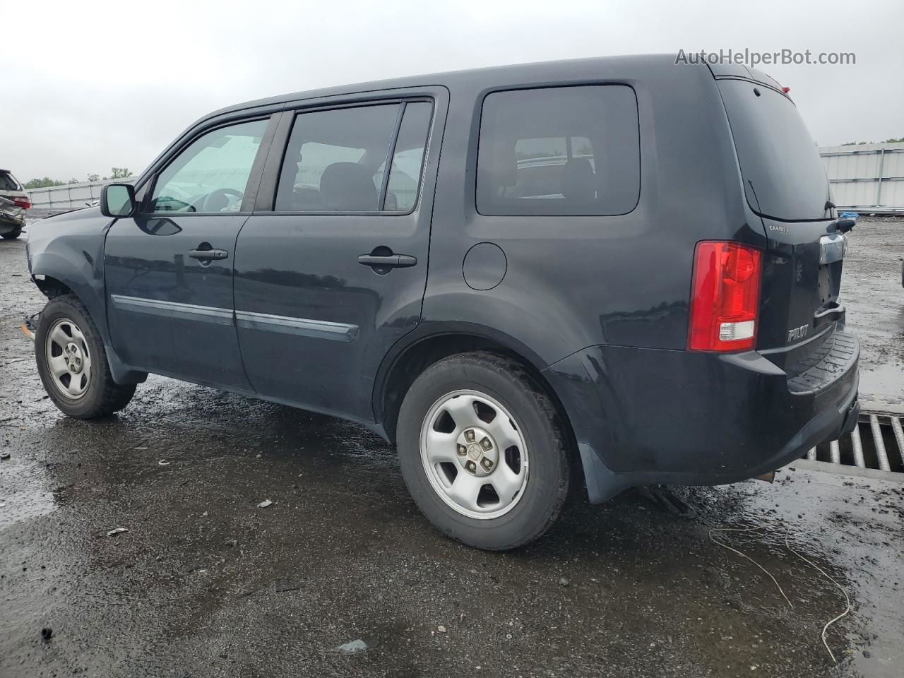 2015 Honda Pilot Lx Blue vin: 5FNYF4H26FB004398