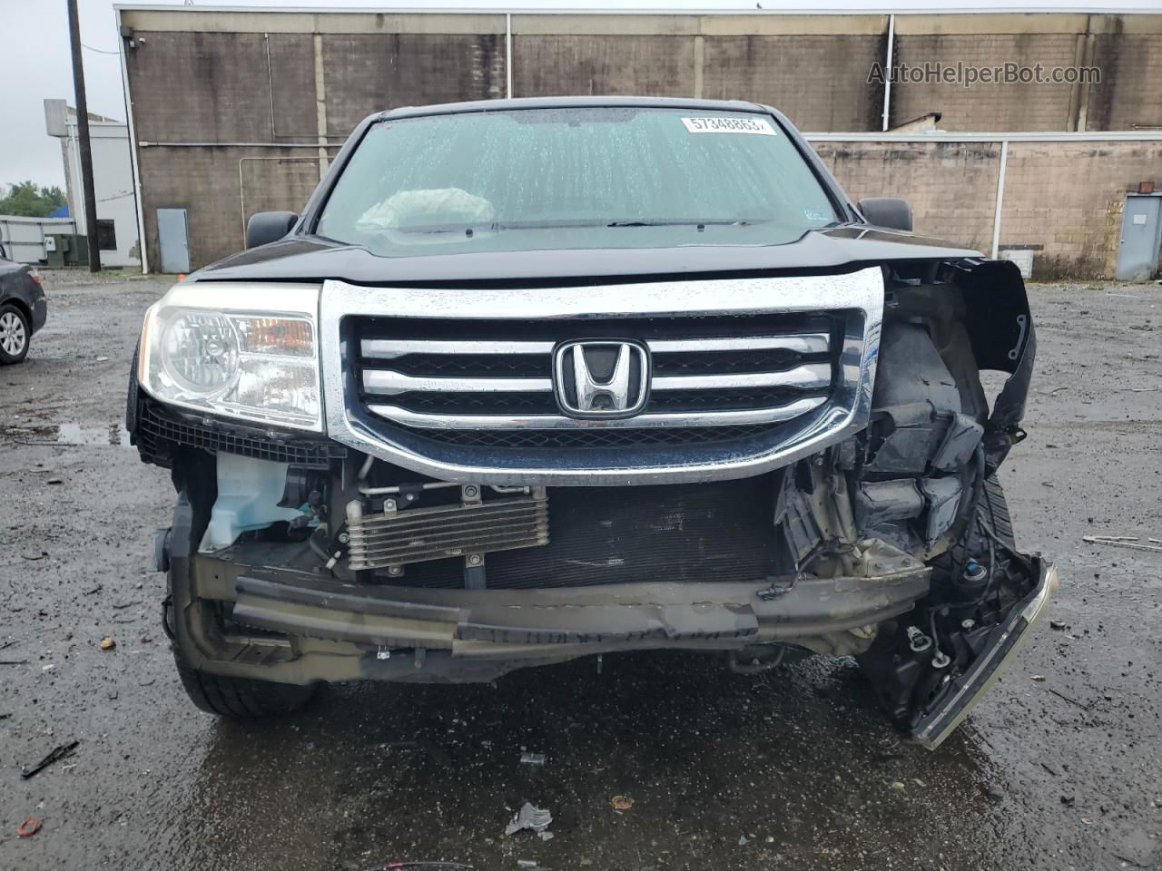 2015 Honda Pilot Lx Blue vin: 5FNYF4H26FB004398