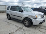 2013 Honda Pilot Lx Silver vin: 5FNYF4H27DB060217