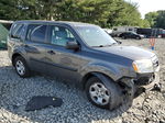 2013 Honda Pilot Lx Gray vin: 5FNYF4H28DB011883