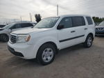 2013 Honda Pilot Lx White vin: 5FNYF4H28DB013293