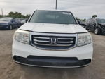 2013 Honda Pilot Lx White vin: 5FNYF4H28DB013293