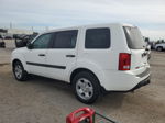 2013 Honda Pilot Lx White vin: 5FNYF4H28DB013293