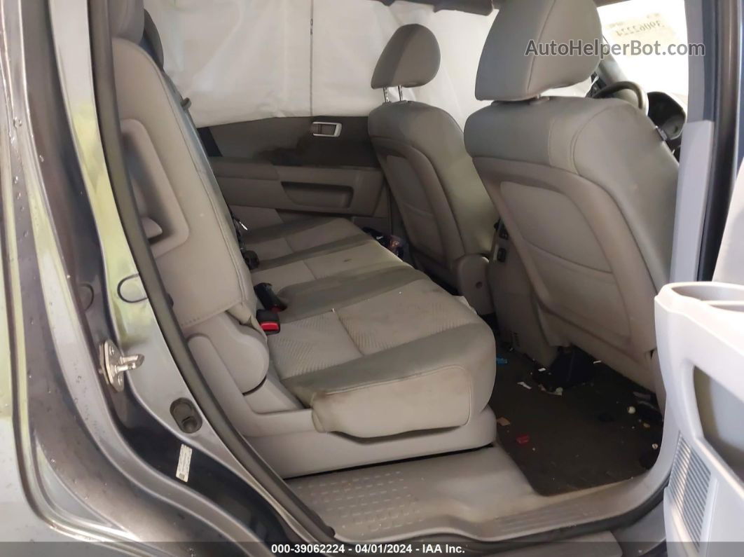 2013 Honda Pilot Lx Серый vin: 5FNYF4H28DB044589