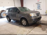 2013 Honda Pilot Lx Gray vin: 5FNYF4H28DB044589