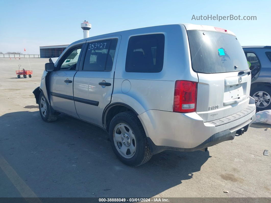 2013 Honda Pilot Lx Серебряный vin: 5FNYF4H29DB062874