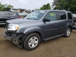 2013 Honda Pilot Lx Gray vin: 5FNYF4H2XDB056954