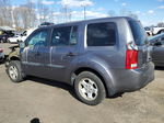 2015 Honda Pilot Lx Gray vin: 5FNYF4H2XFB071053