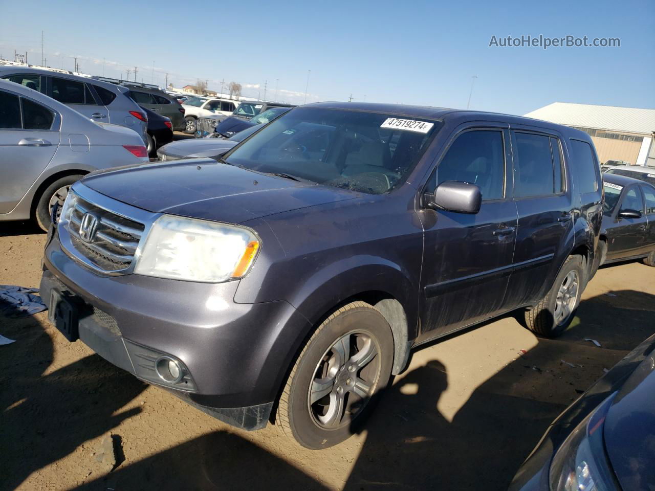 2015 Honda Pilot Se Charcoal vin: 5FNYF4H39FB069187