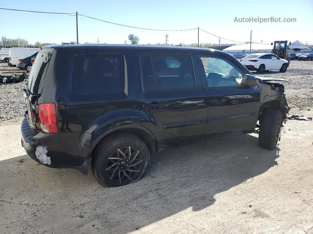 2015 Honda Pilot Se Черный vin: 5FNYF4H39FB075149