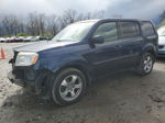 2013 Honda Pilot Ex Синий vin: 5FNYF4H40DB021793