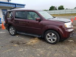 2015 Honda Pilot Ex Maroon vin: 5FNYF4H40FB002213