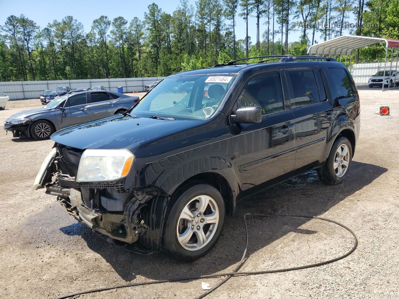 2013 Honda Pilot Ex Black vin: 5FNYF4H41DB031958