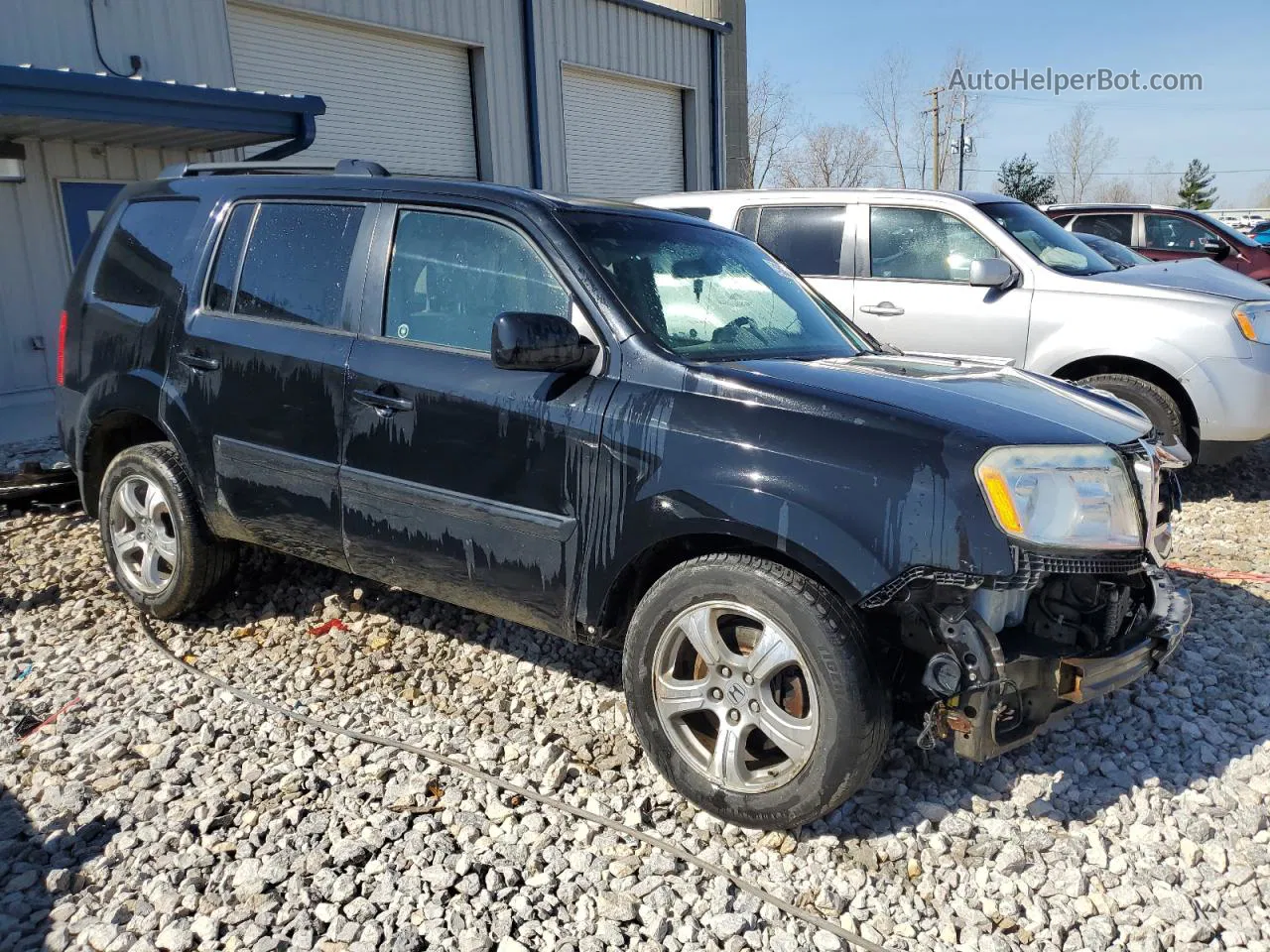 2013 Honda Pilot Ex Black vin: 5FNYF4H41DB505343