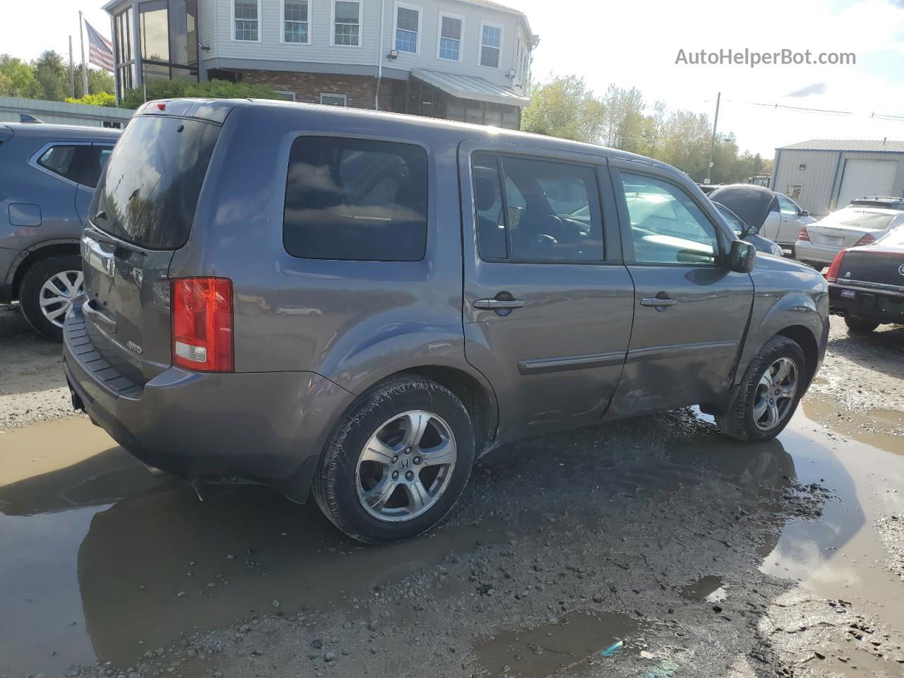 2015 Honda Pilot Ex Gray vin: 5FNYF4H41FB070987