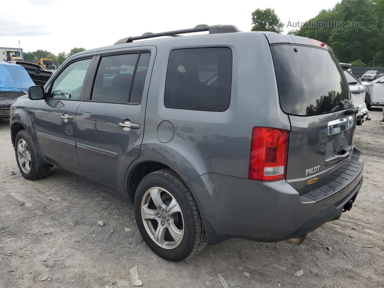 2013 Honda Pilot Ex Charcoal vin: 5FNYF4H42DB002808