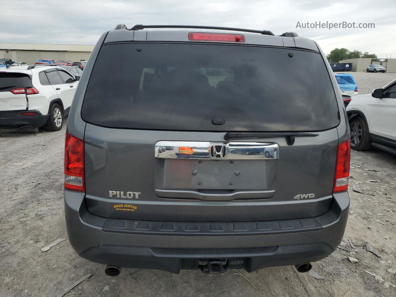 2013 Honda Pilot Ex Charcoal vin: 5FNYF4H42DB002808