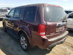 2013 Honda Pilot Ex Maroon vin: 5FNYF4H42DB030205