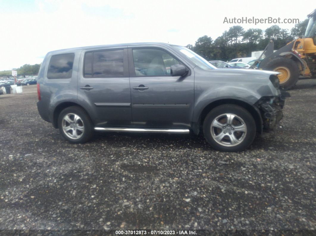 2013 Honda Pilot Ex Gray vin: 5FNYF4H43DB059793