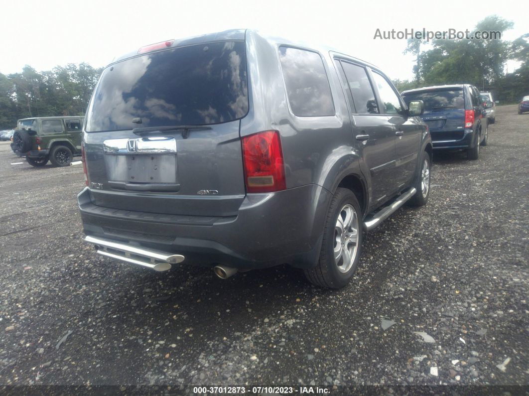 2013 Honda Pilot Ex Gray vin: 5FNYF4H43DB059793