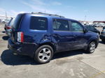 2013 Honda Pilot Ex Синий vin: 5FNYF4H43DB062306