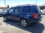 2013 Honda Pilot Ex Синий vin: 5FNYF4H43DB062306