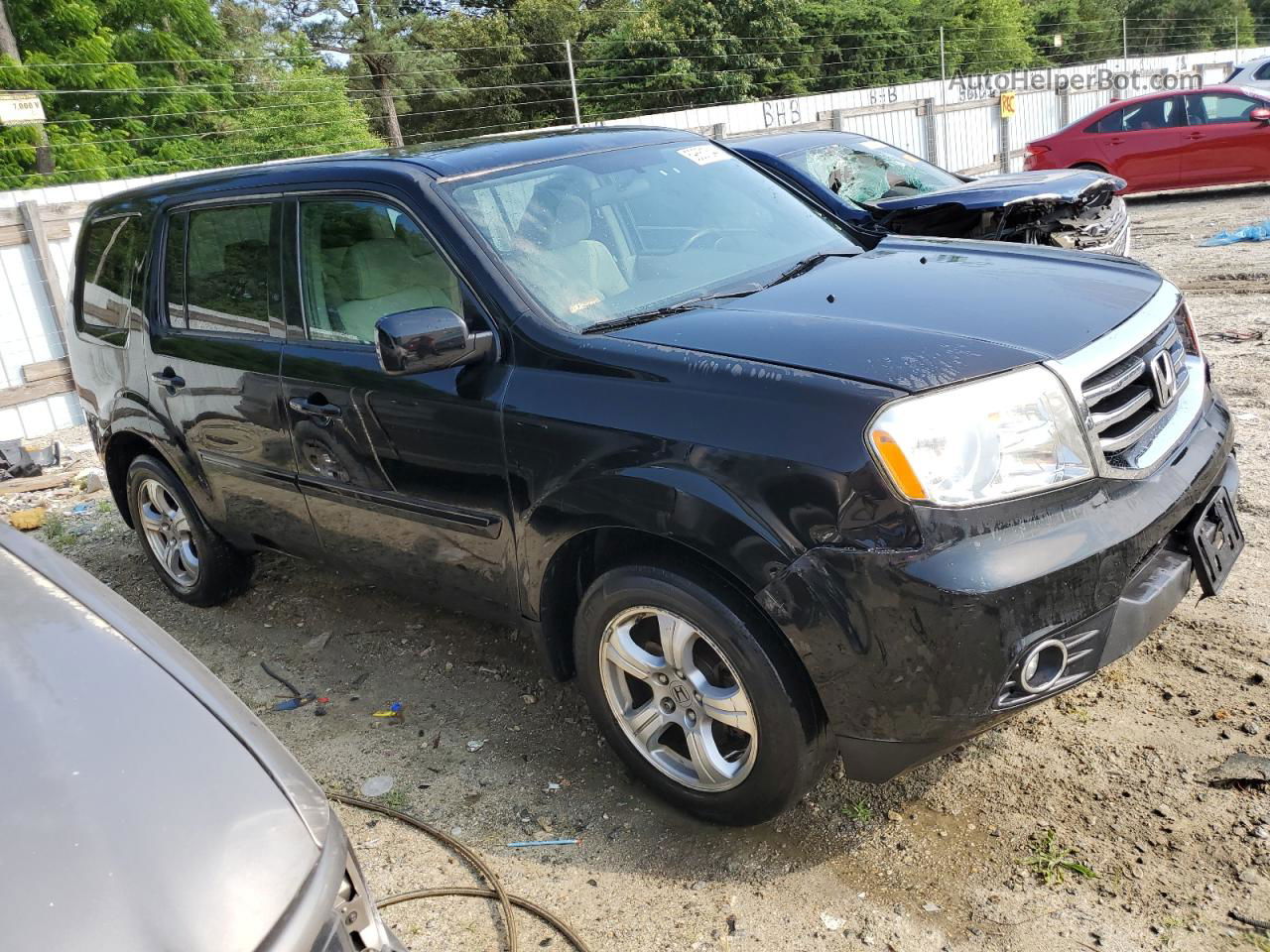 2013 Honda Pilot Ex Black vin: 5FNYF4H44DB057096