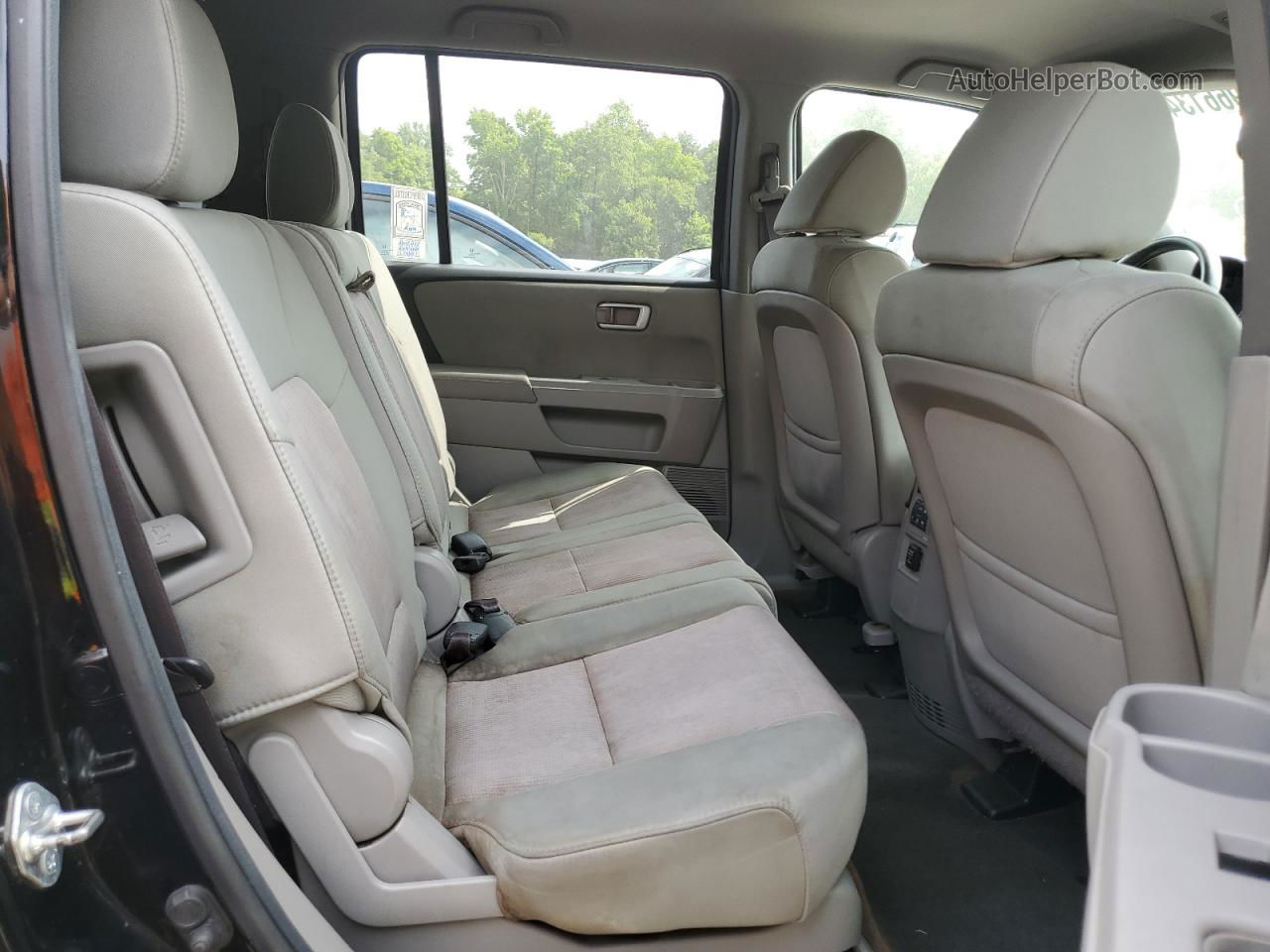 2013 Honda Pilot Ex Черный vin: 5FNYF4H44DB057096