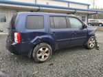 2013 Honda Pilot Ex Blue vin: 5FNYF4H44DB081186