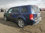 2013 Honda Pilot Ex Blue vin: 5FNYF4H44DB082953