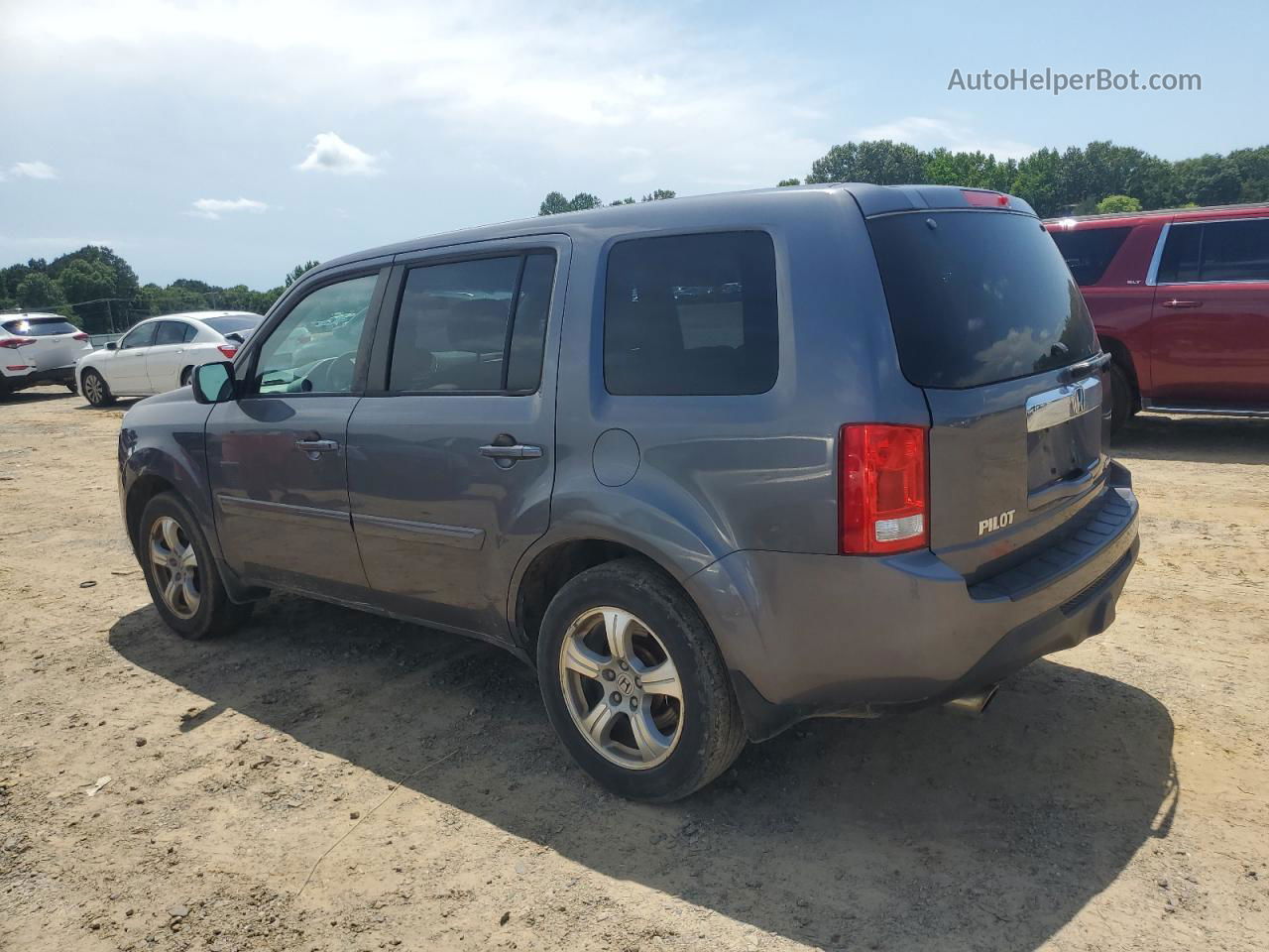 2015 Honda Pilot Ex Серый vin: 5FNYF4H44FB041791