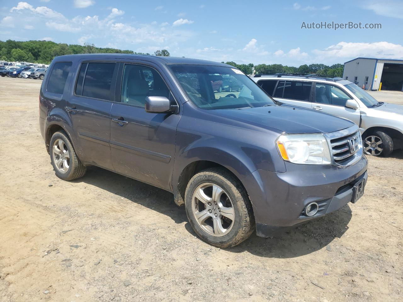 2015 Honda Pilot Ex Серый vin: 5FNYF4H44FB041791