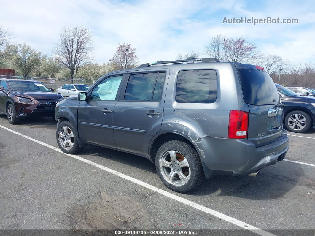 2013 Honda Pilot Ex Gray vin: 5FNYF4H45DB002799