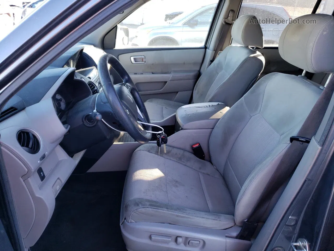 2013 Honda Pilot Ex Серый vin: 5FNYF4H45DB003161