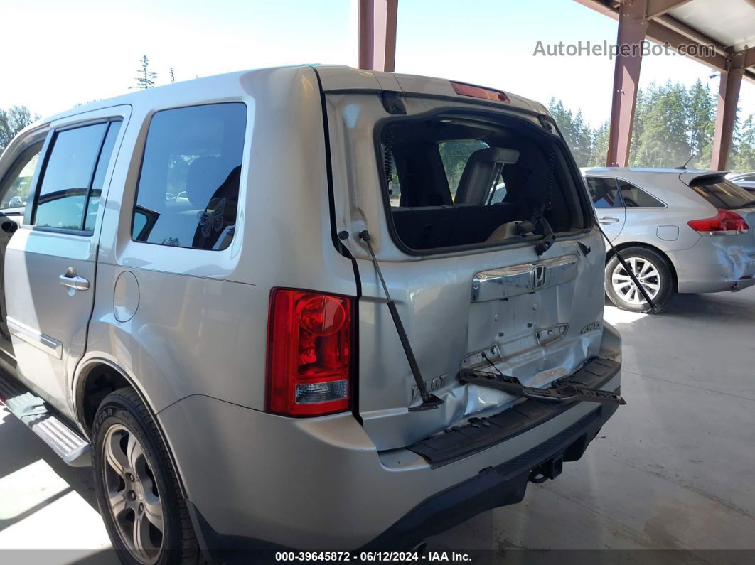 2013 Honda Pilot Ex Silver vin: 5FNYF4H45DB003726