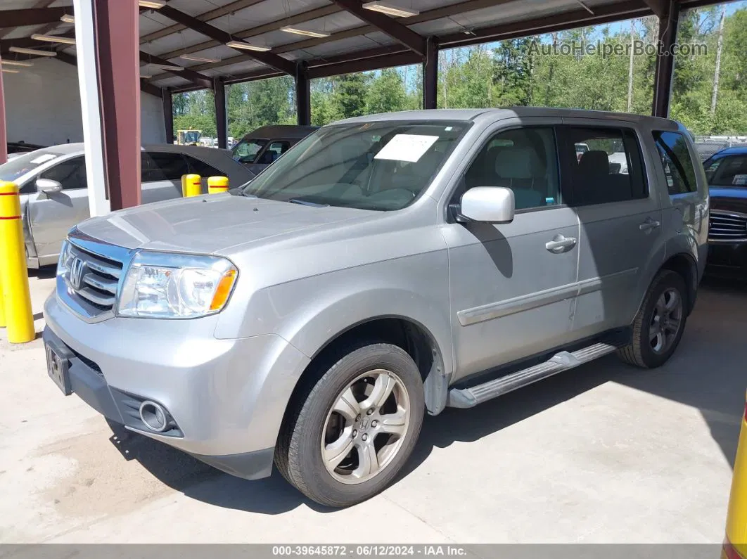 2013 Honda Pilot Ex Silver vin: 5FNYF4H45DB003726