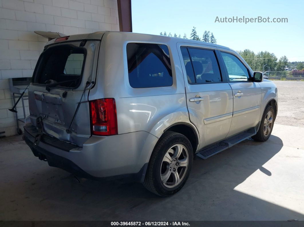 2013 Honda Pilot Ex Silver vin: 5FNYF4H45DB003726