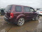 2013 Honda Pilot Ex Maroon vin: 5FNYF4H46DB003783