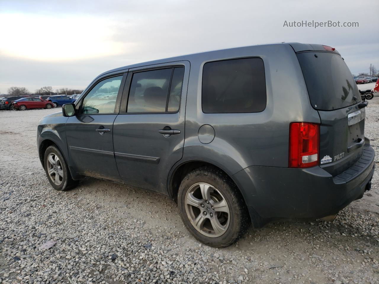 2013 Honda Pilot Ex Gray vin: 5FNYF4H46DB024732