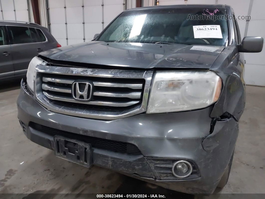 2013 Honda Pilot Ex Серый vin: 5FNYF4H46DB025900