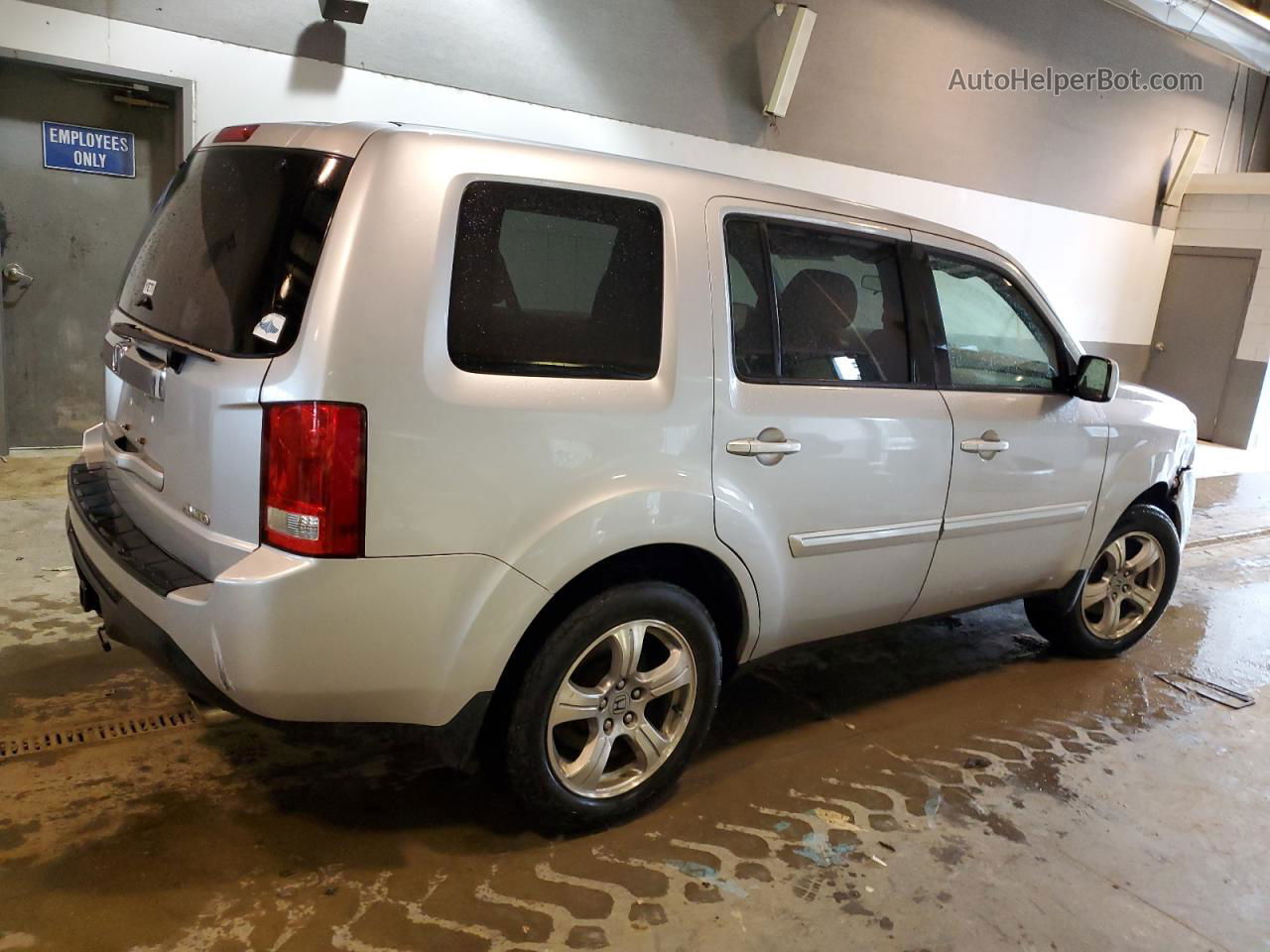 2013 Honda Pilot Ex Silver vin: 5FNYF4H46DB038789