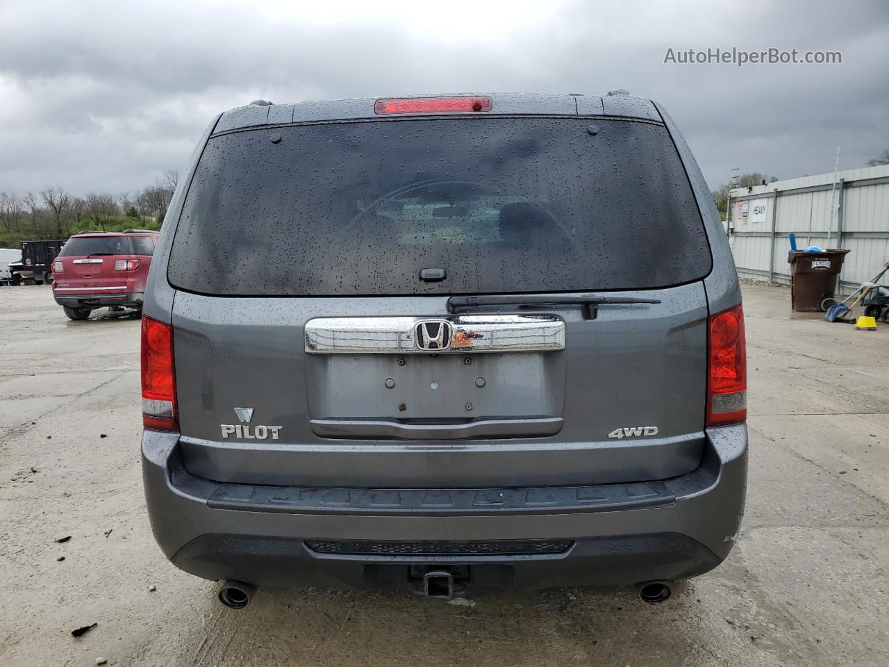 2013 Honda Pilot Ex Gray vin: 5FNYF4H46DB048173