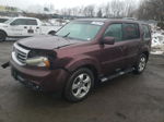 2013 Honda Pilot Ex Burgundy vin: 5FNYF4H46DB071534