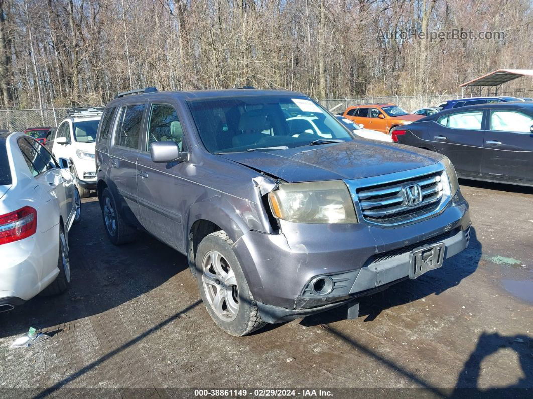 2015 Honda Pilot Ex Gray vin: 5FNYF4H46FB043543